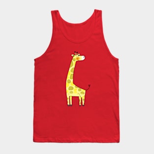 cute giraffe cartoon Tank Top